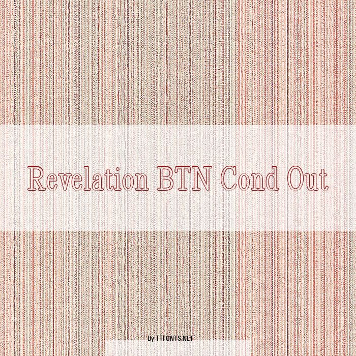 Revelation BTN Cond Out example